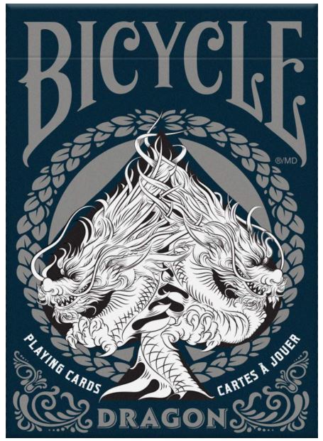 Bicycle Dragon Playing Cards - Blue main image
